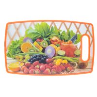 Skärbräda Plast Grönsaker och Frukt Orange