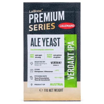 Öljäst LalBrew Verdant IPA – torrjäst för IPA med aprikos, tropisk frukt och citrus, jästemp 18–23°C