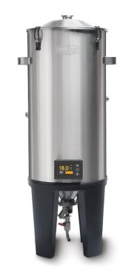 Grainfather Conical Fermenter Pro Edition i rostfritt stål för öljäsning med temperaturkontroll.