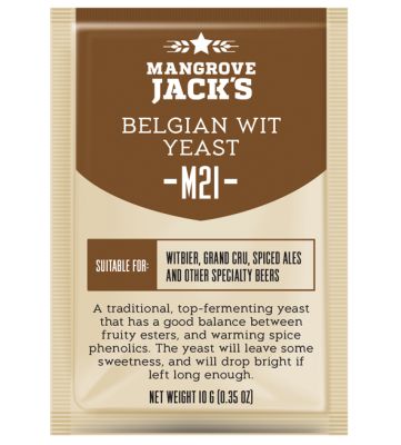 Öljäst Mangrove Jack's CS M21 Belgian Wit 10gr för hembryggning