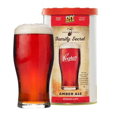 Coopers Family Secret Amber Ale ölsats för hembryggning