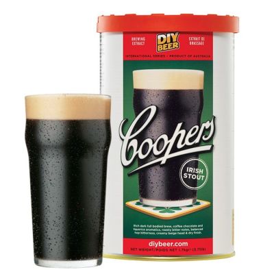 Coopers Irish Stout Ölsats för hembryggning av stout-öl.