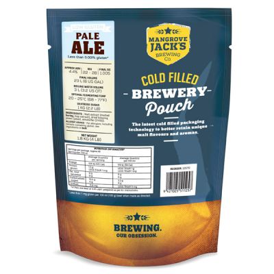 Mangrove Jack's Glutenfri Pale Ale ölsats för hemmabryggning.