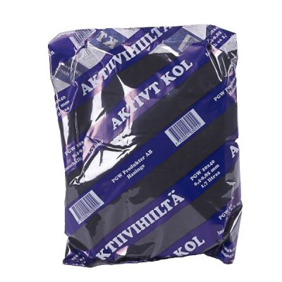 Aktivt Kol PGW 20x40 1,7 lit för hembryggning och vattenrening.