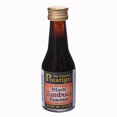 Prestige Black Sambuca essens för hembryggning av anislikör.