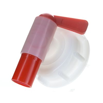 Plastkran till 25 liters dunk, 61 mm DIN61 gänga, med luftning.