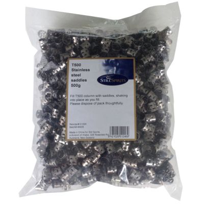 Raschigringar Rostfritt för hemdestillering och vattenrening, 500g