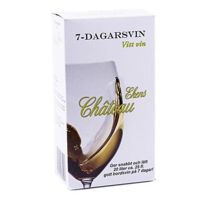 Komplett Ekens Chateau 7-dagars Vit vinsats för 20 liter vitt vin.