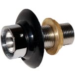 Bakstycke till tappkran 130 mm i rostfritt stål för kylskåpsfat och kallt hemmabryggt öl.