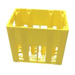 Ölback för 12 flaskor för hembryggning, i återvunnen plast.