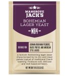 Öljäst Mangrove Jack's M84 Bohemian Lager, underjäst för lager och pilsner.