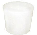 Konisk silikonpropp 44/36 utan hål, livsmedelsgodkänd och tål höga temperaturer