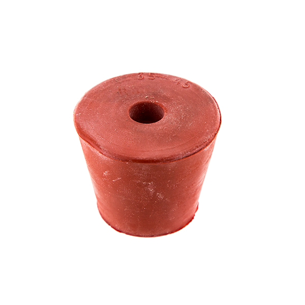 Gummipropp Röd 45/35 m hål - jäsrör